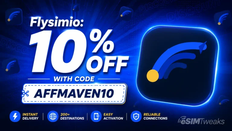 Flysimio Coupon Code 2026: Get 10% Off with AFFMAVEN10