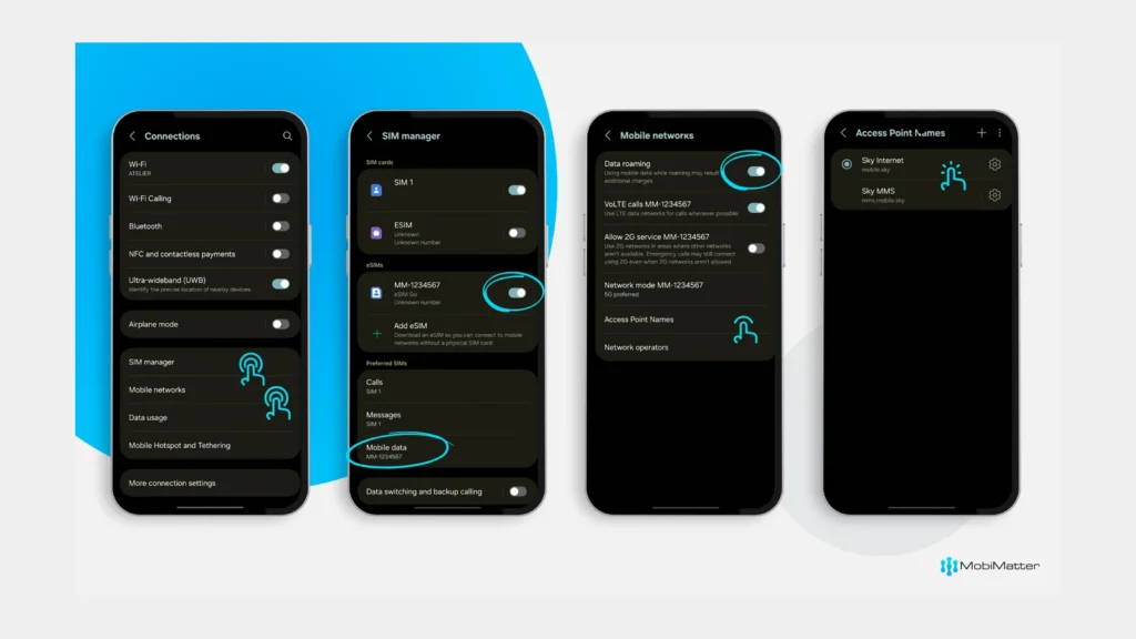 MobiMatter - Android compatibility and APN setup