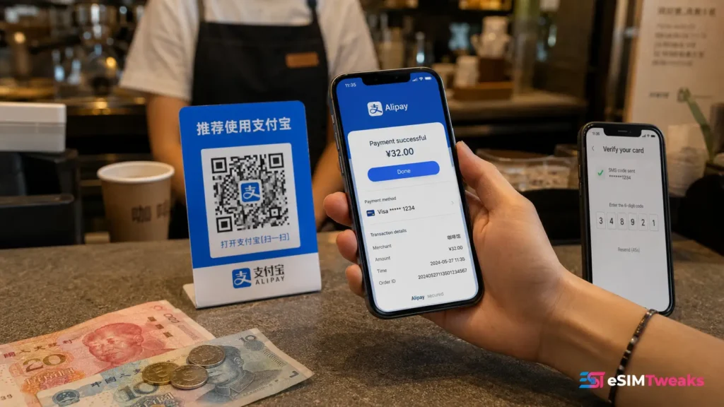 Alipay Payment and SMS Verification in China