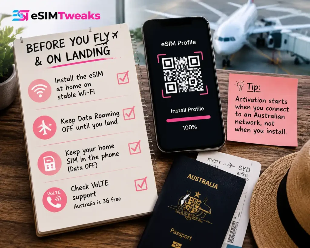 12 Best eSIM for Australia 2026: Telstra vs Everyone 18 Australia eSIM installation checklist before flying