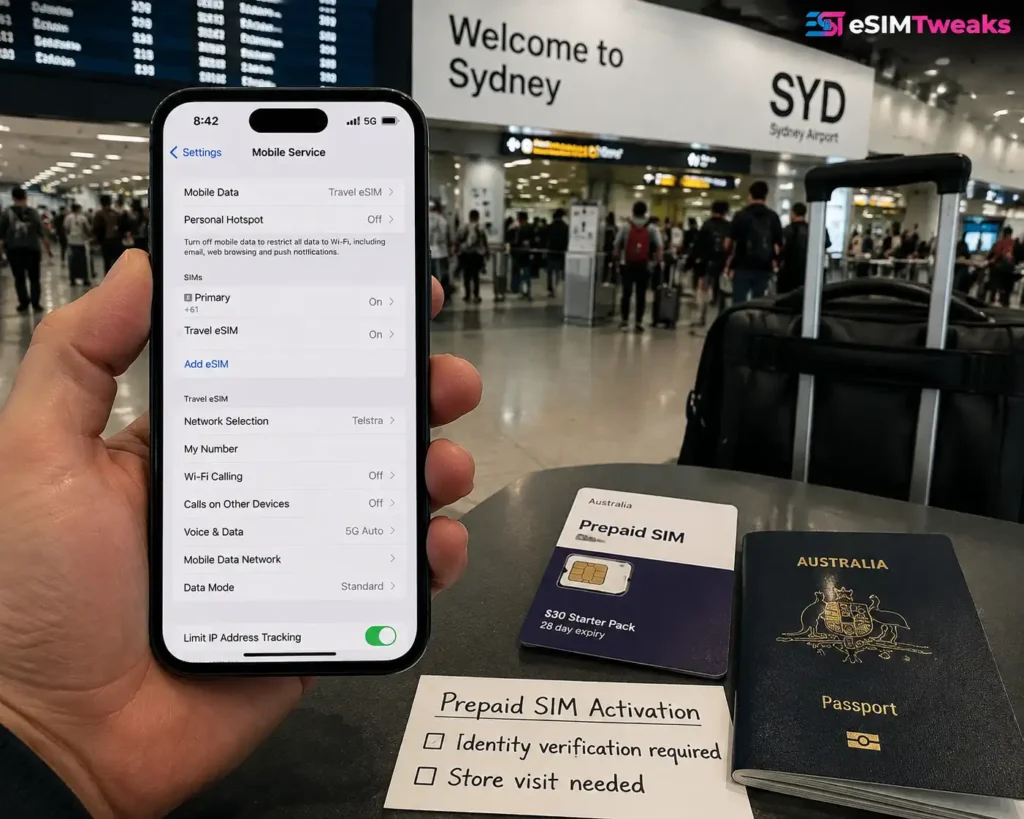 12 Best eSIM for Australia 2026: Telstra vs Everyone 17 Australia eSIM vs prepaid SIM activation
