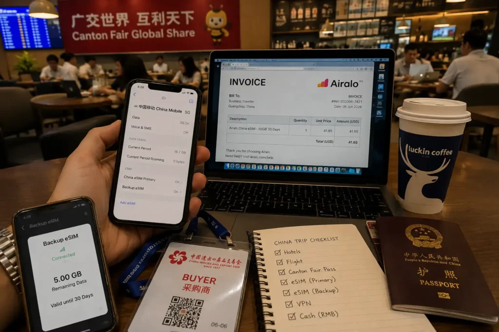 China Business Travel eSIM Setup