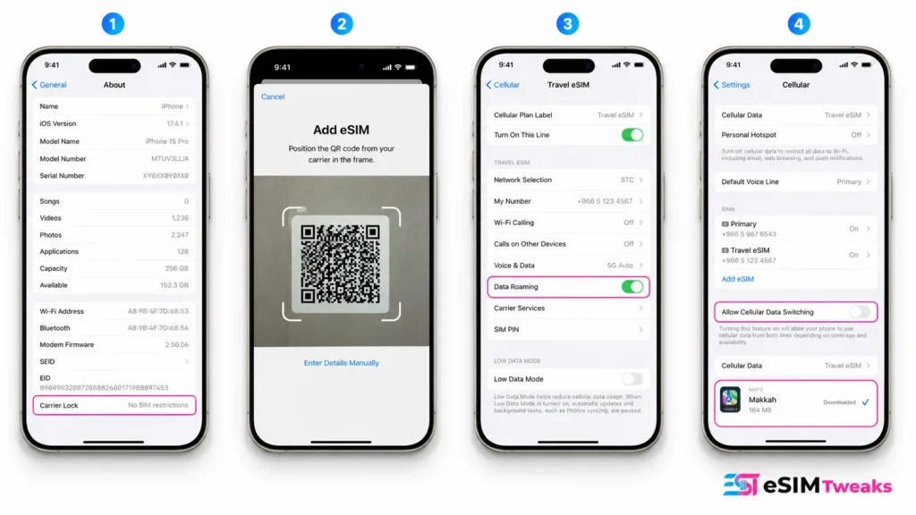 8 Best eSIM for Umrah 2026: Top Picks for Pilgrims 15 Iphone eSIM Setup Steps For Saudi Arabia