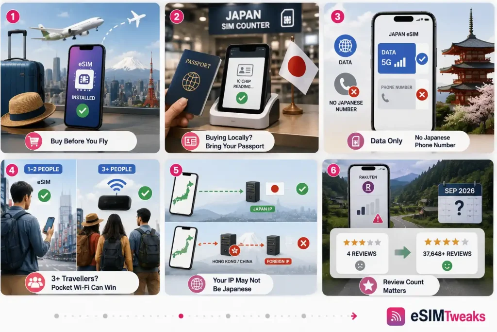 Best eSIM for Japan 2026: 11 Plans Tested in Tokyo and Kyoto 31 Japan Esim Travel Tips Sim ID Rules