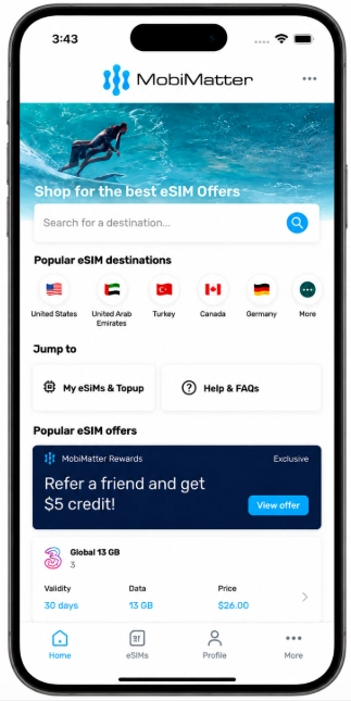 11 Best eSIM for UAE & Dubai 2026: Tested & Ranked 5 Mobimatter app