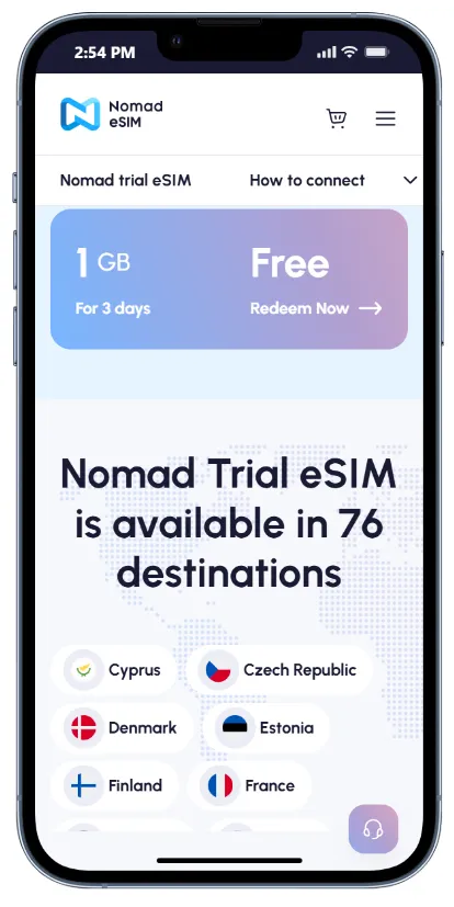 Nomad eSIM 1 GB Free Trial