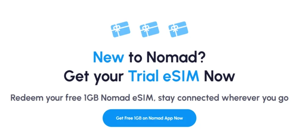 Nomad eSIM Loyalty Perks