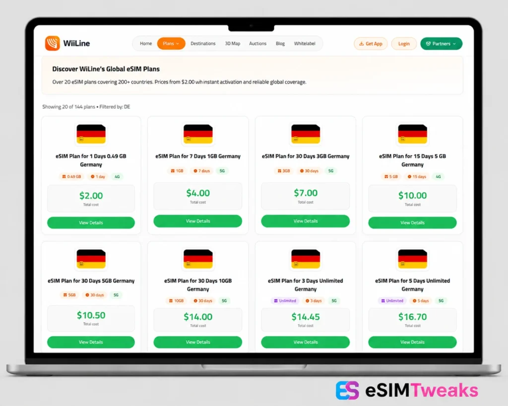 Wiiline Germany eSIM Plan