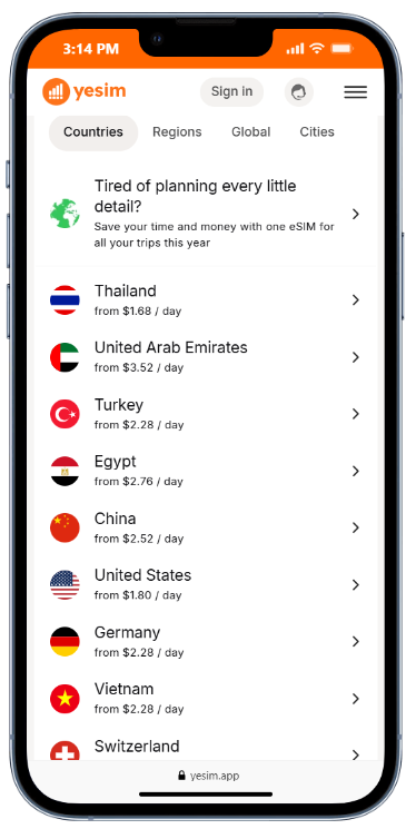 11 Best eSIM for UAE & Dubai 2026: Tested & Ranked 14 Yesim app