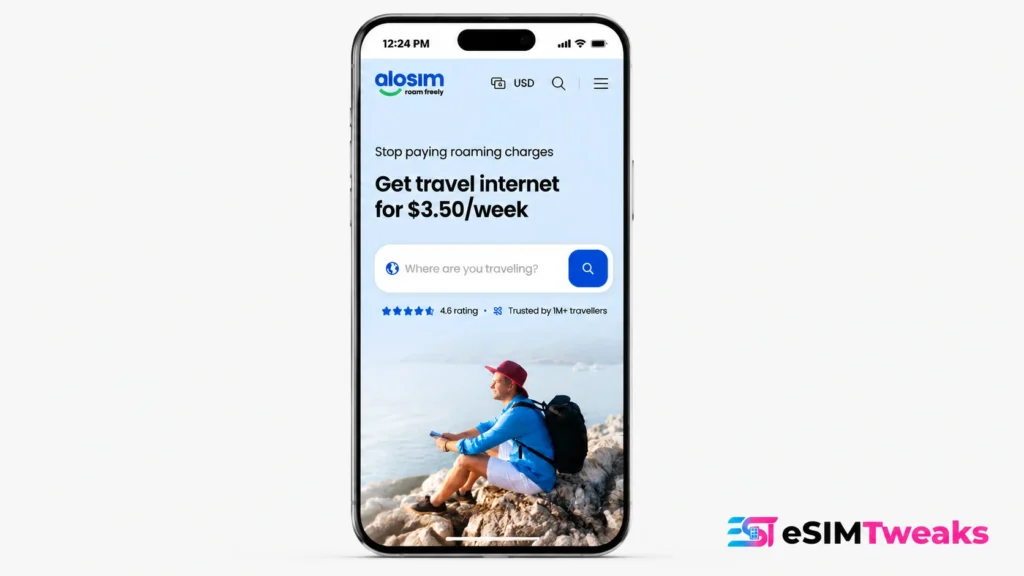 Alosim mobile app
