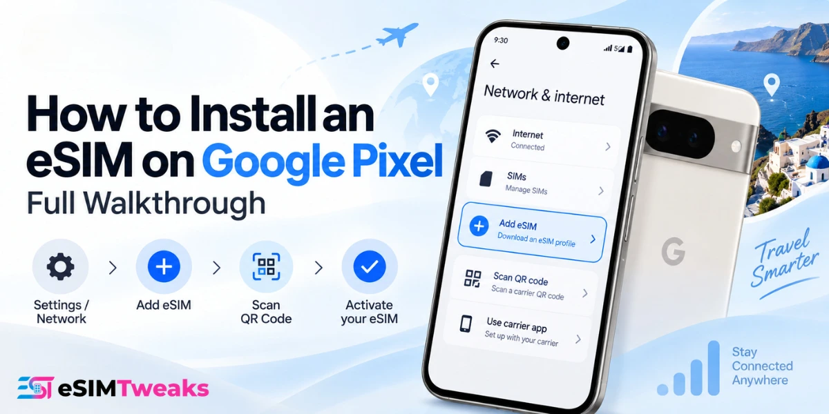 How to Install an eSIM on Google Pixel