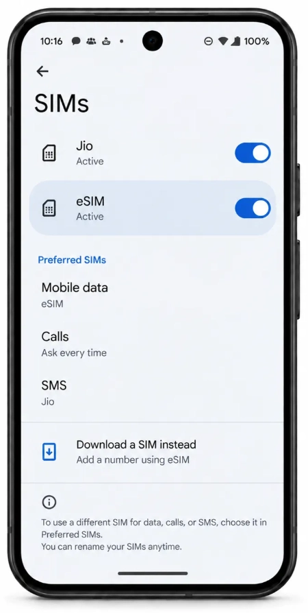 How to Install an eSIM on Google Pixel: Full Walkthrough 7 Pixel SIM line naming settings