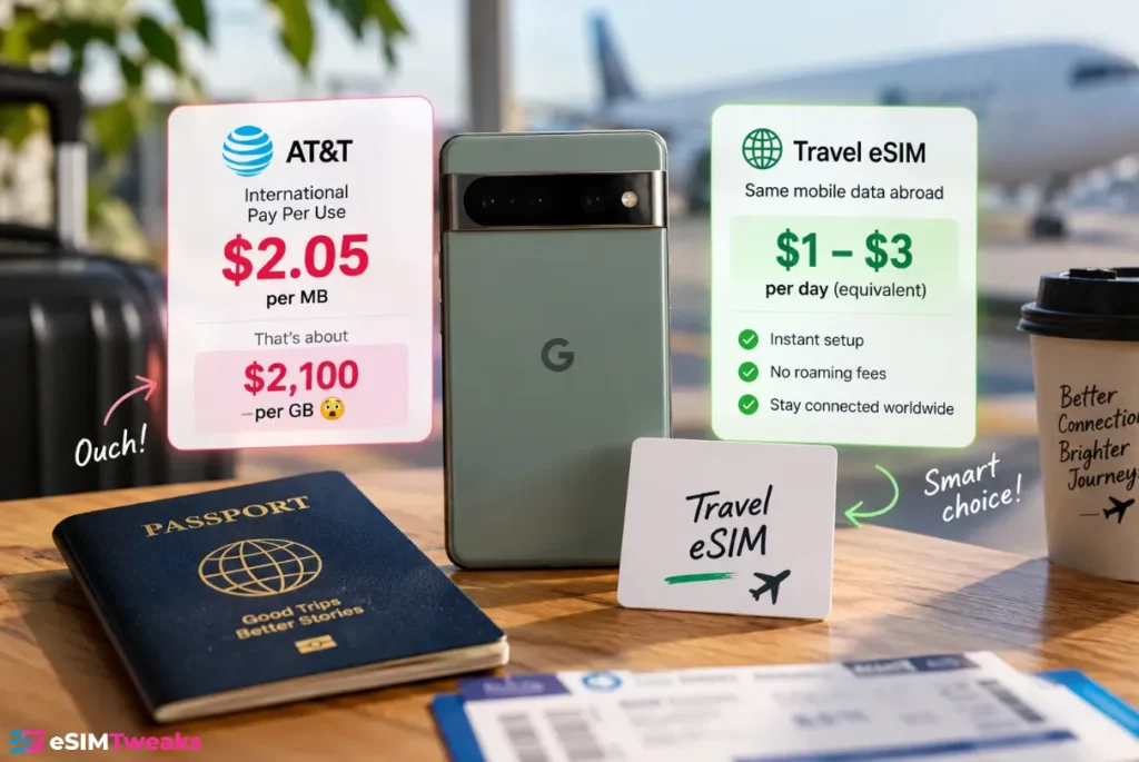 How to Install an eSIM on Google Pixel: Full Walkthrough 15 Pixel travel eSIM roaming cost comparison