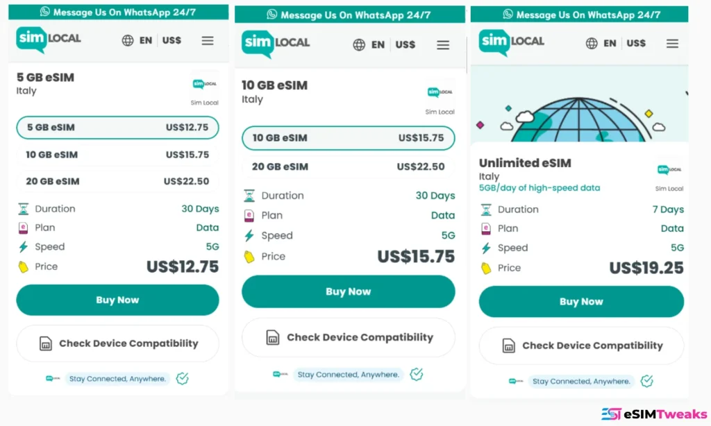 Sim Local Discount Code 2026: 10% Off + 10GB Daily for $2.44 14 Sim Local eSIM plans with 5GB 10GB and unlimited data options