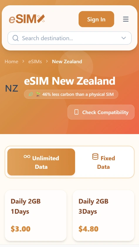 eSIM for New Zealand: 9 Best & Cheapest Plans (2026) 10 ESIMX eSIM for New Zealand
