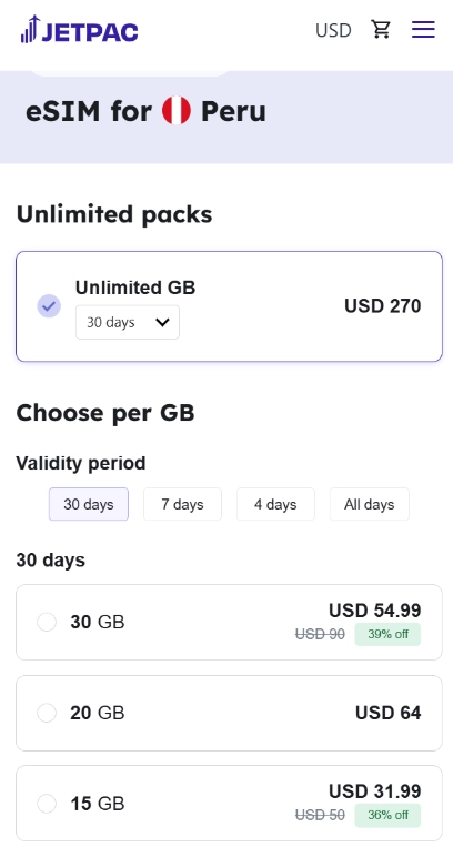 Best eSIM for Peru 2026: 10 Ranked, Priced and Pressure Tested 8 Jetpac eSIM for Peru