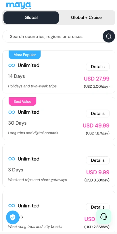 Best eSIM for Nepal 2026: 9 Plans Ranked by Price & Coverage 18 Maya Mobile eSIM For Nepal