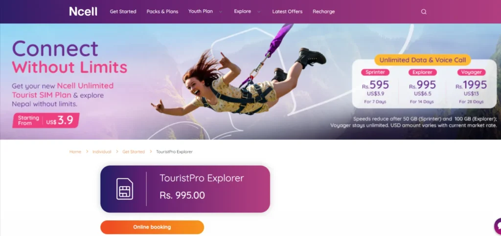 Best eSIM for Nepal 2026: 9 Plans Ranked by Price & Coverage 9 Ncell TouristPro Explorer 14-day eSIM plan