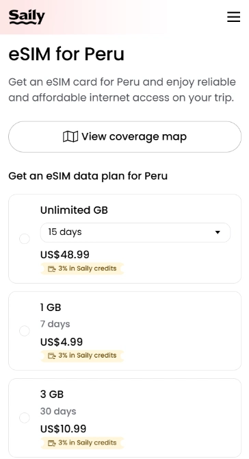 Best eSIM for Peru 2026: 10 Ranked, Priced and Pressure Tested 9 Saily eSIM for Peru